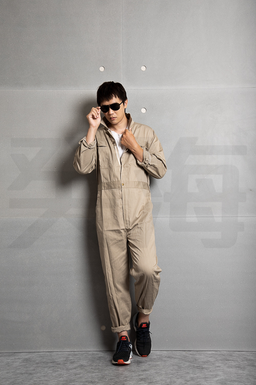 癸海 GUIHAI/連身工作服/基本款/卡其【L717】