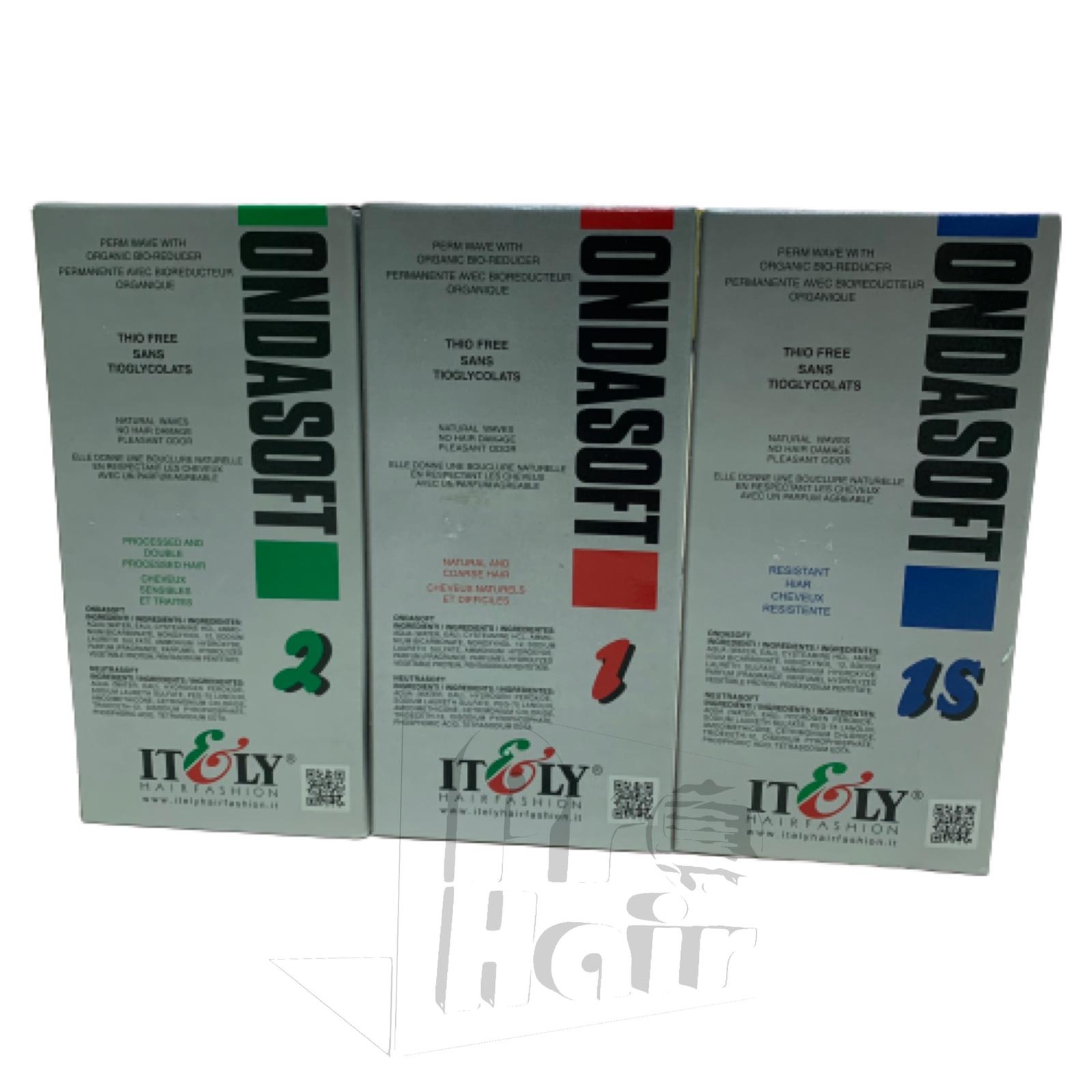 ONDA SOFT電髮水（藍紅綠）100ml+120ml