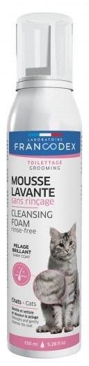 法國Francodex 貓用乾洗泡沫150ml