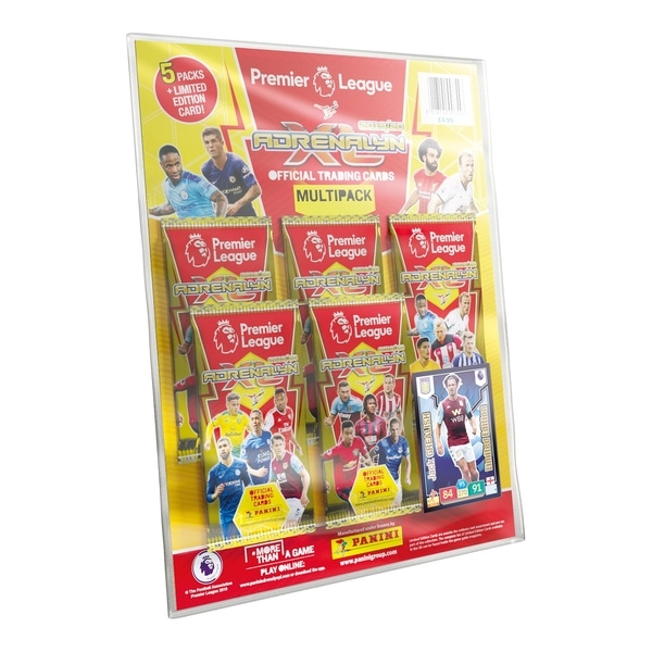 Panini 19/20英超咭五包裝