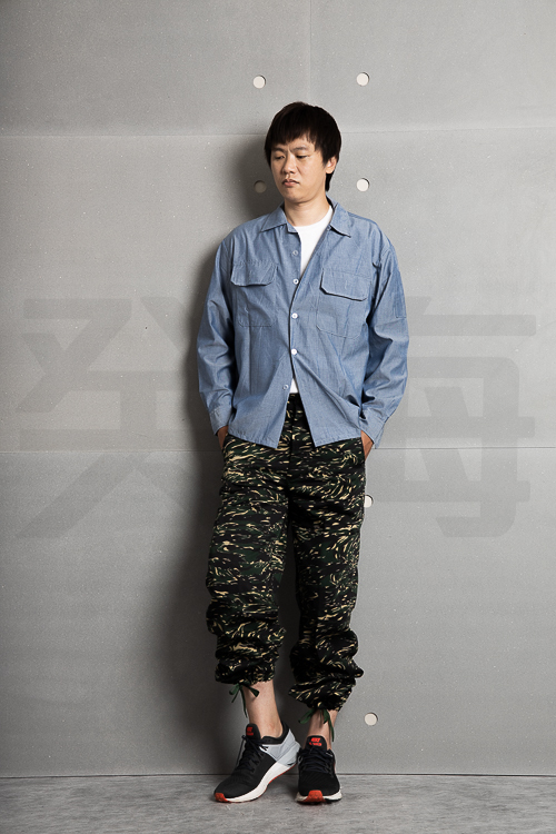 癸海 GUIHAI│工作服│國民領│水藍【U505】