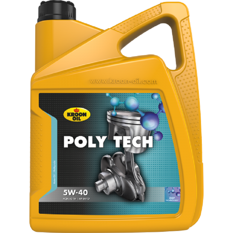 Kroon-Oil Poly Tech 5W-40, 5L (API SN)