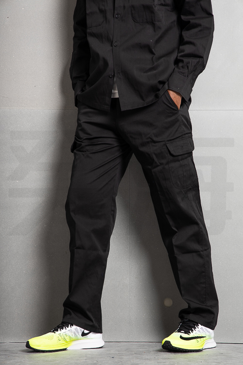 癸海 GUIHAI│※雙貼袋※休閒工作褲│黑【D610】