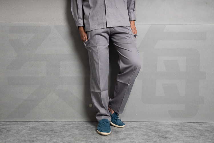 癸海 GUIHAI│※雙貼袋※休閒工作褲│100%棉│中灰【D611】