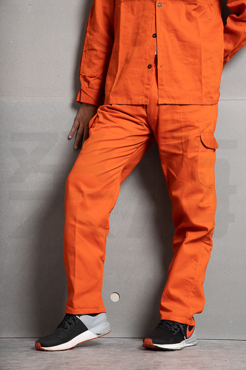 癸海 GUIHAI│※雙貼袋※休閒工作褲│橘【D655】