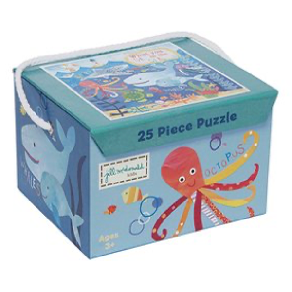 Gibby&Libby 25片拼圖 - 海底世界