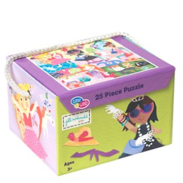 Gibby&Libby 25片拼圖 - 美麗裝扮