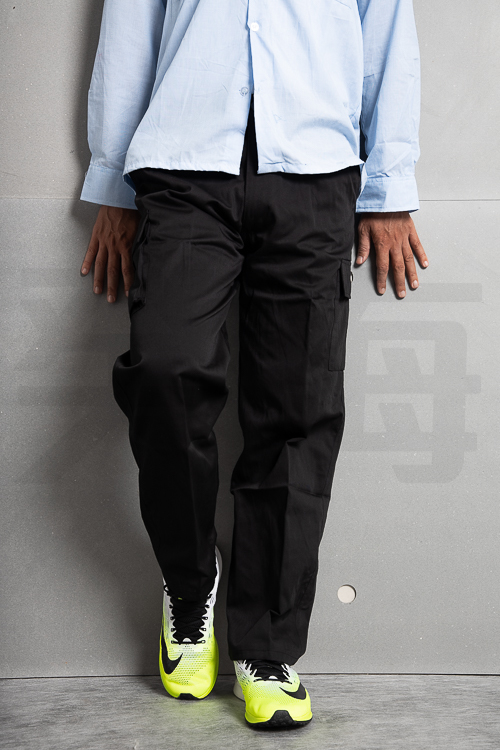 癸海 GUIHAI│重磅耐磨休閒工作褲│單邊立體側袋│黑【D501】此款到8L