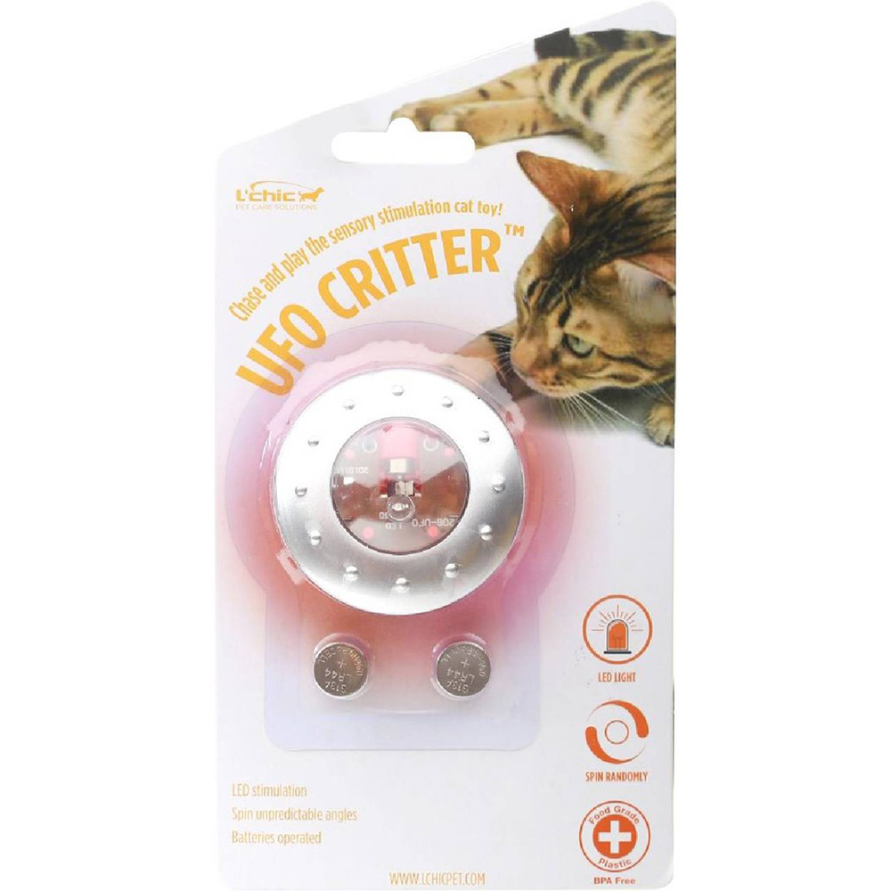 L’chic 貓咪閃光飛碟玩具