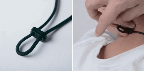 證件套繩子 長度調整釦 可調節繩子長度