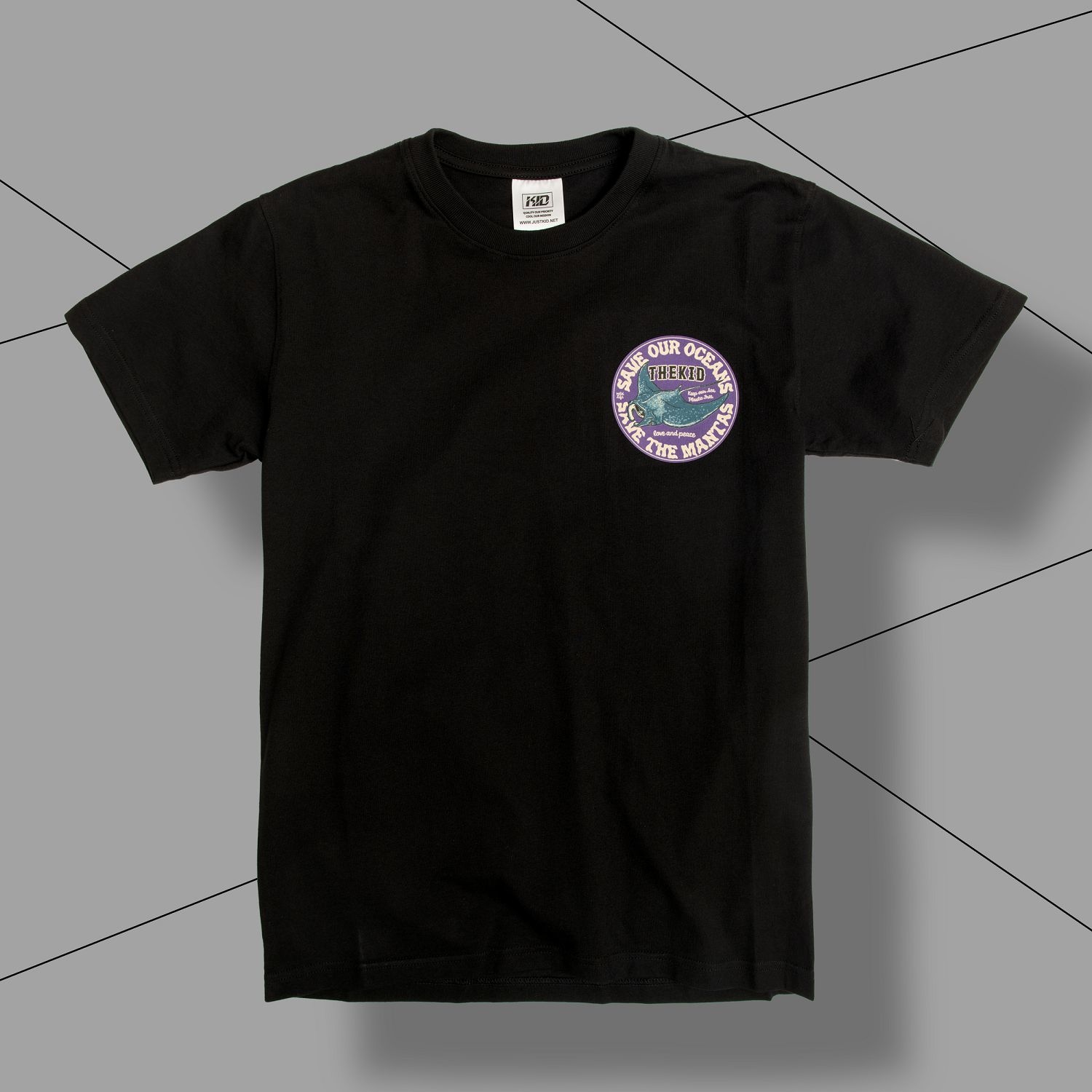 KID ® 拯救魟魚標語短T