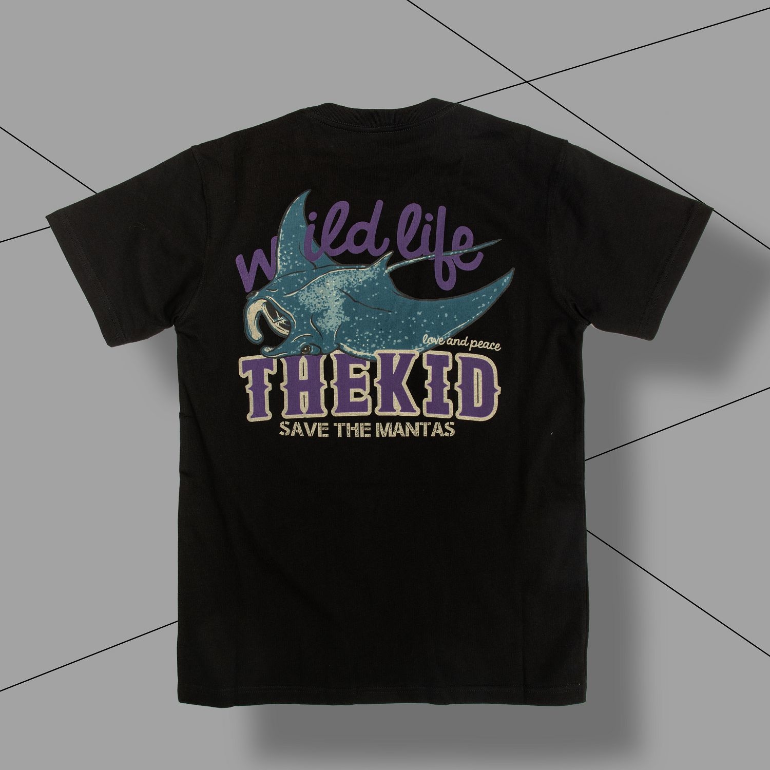 KID ® 拯救魟魚標語短T