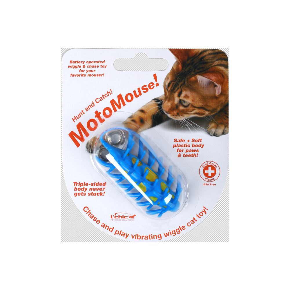 L’chic震動異形毛毛鼠(藍色)