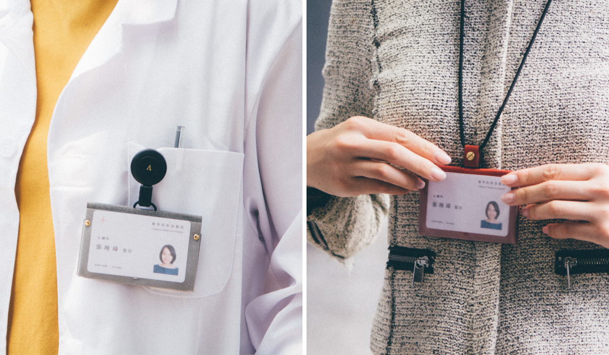 醫護人員配戴 女性套裝配戴