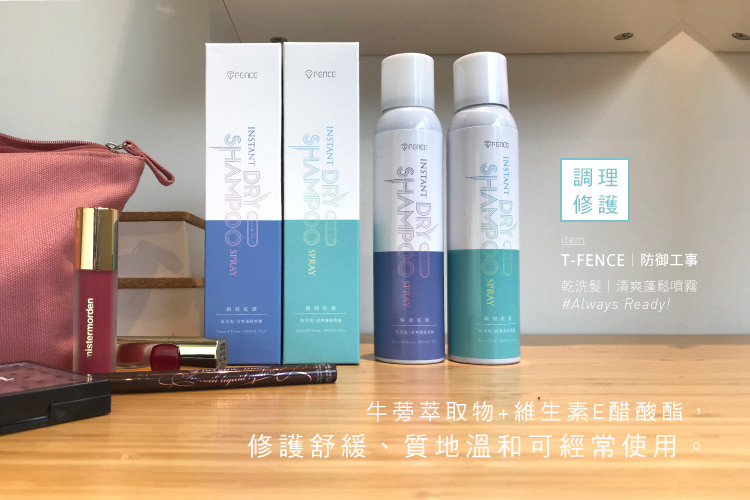 防御工事 T-FENCE 乾洗髮 清爽 蓬鬆噴霧 沐浴