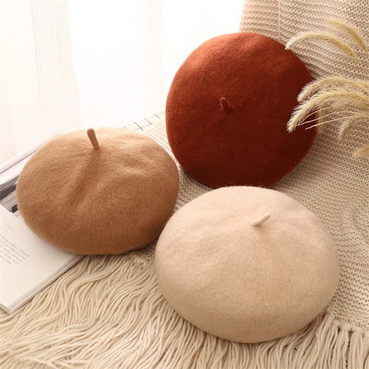 少量現貨 親子款 羊毛貝雷帽/畫家帽 12色