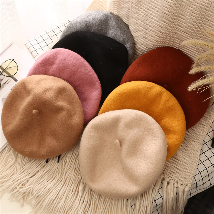 少量現貨 親子款 羊毛貝雷帽/畫家帽 12色