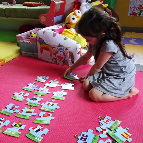 Gibby&Libby 世界人物地板拼圖