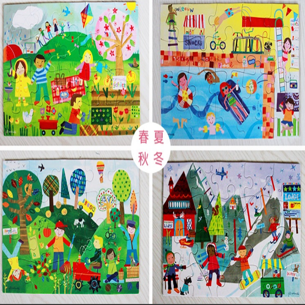 Gibby&Libby 四季拼圖