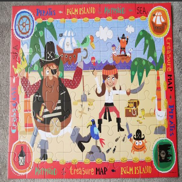 Gibby&Libby 63片拼圖-海盜寶藏