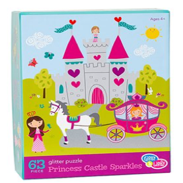 Gibby&Libby 63片拼圖-公主城堡