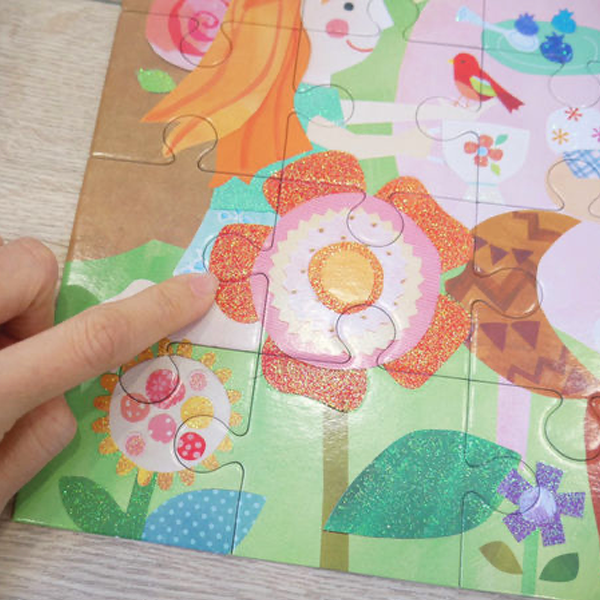 Gibby&Libby 48片拼圖-茶會派對