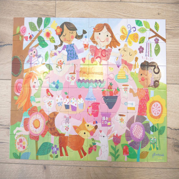 Gibby&Libby 48片拼圖-茶會派對