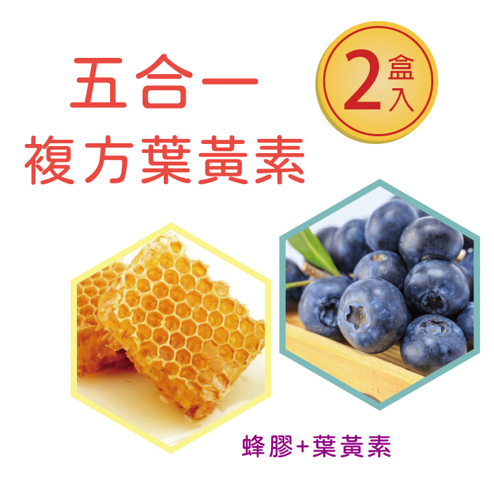 【促銷活動】五合一複方葉黃素 植物膠囊60粒【單盒】