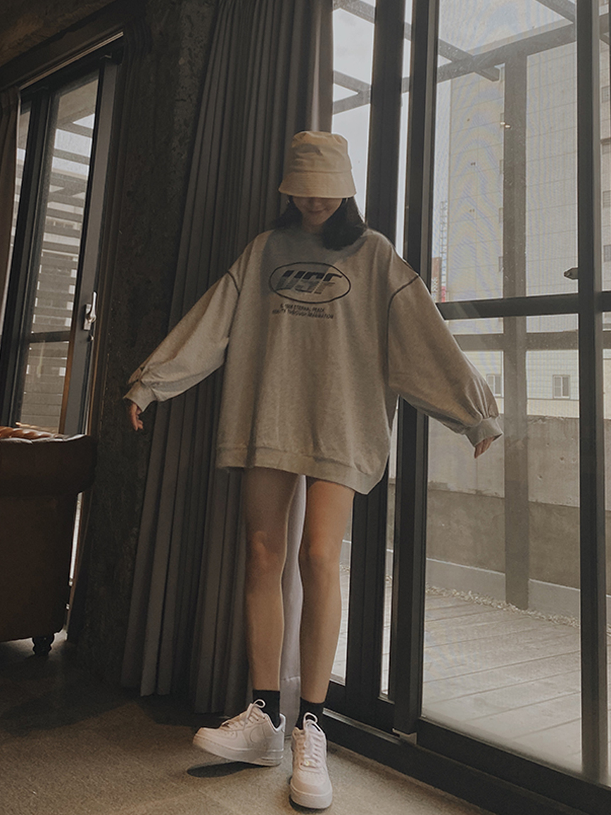 oversize字母男友T*3色