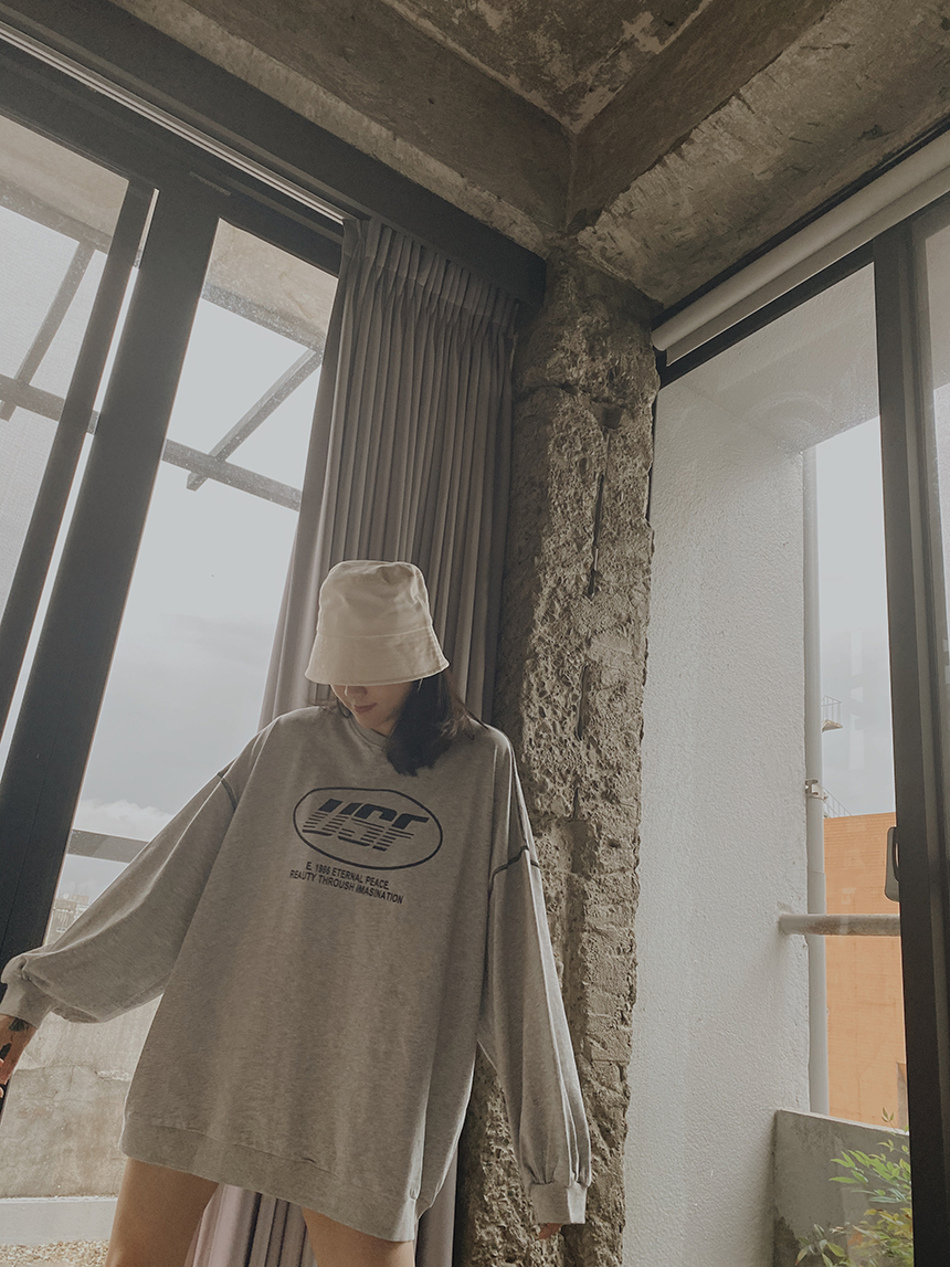 oversize字母男友T*3色