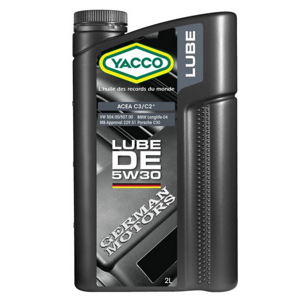 YACCO - 全合成超級機油/偈油 LUBE DE – SAE 5W-30 (Mid SAPS C3 / VW 504.00/VW 507.00)