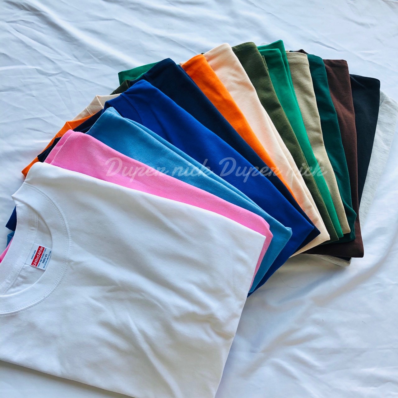 (平安夜限定活動)日本 United Athle 5.6oz 5001-01 短T (20色) UA 素Tee