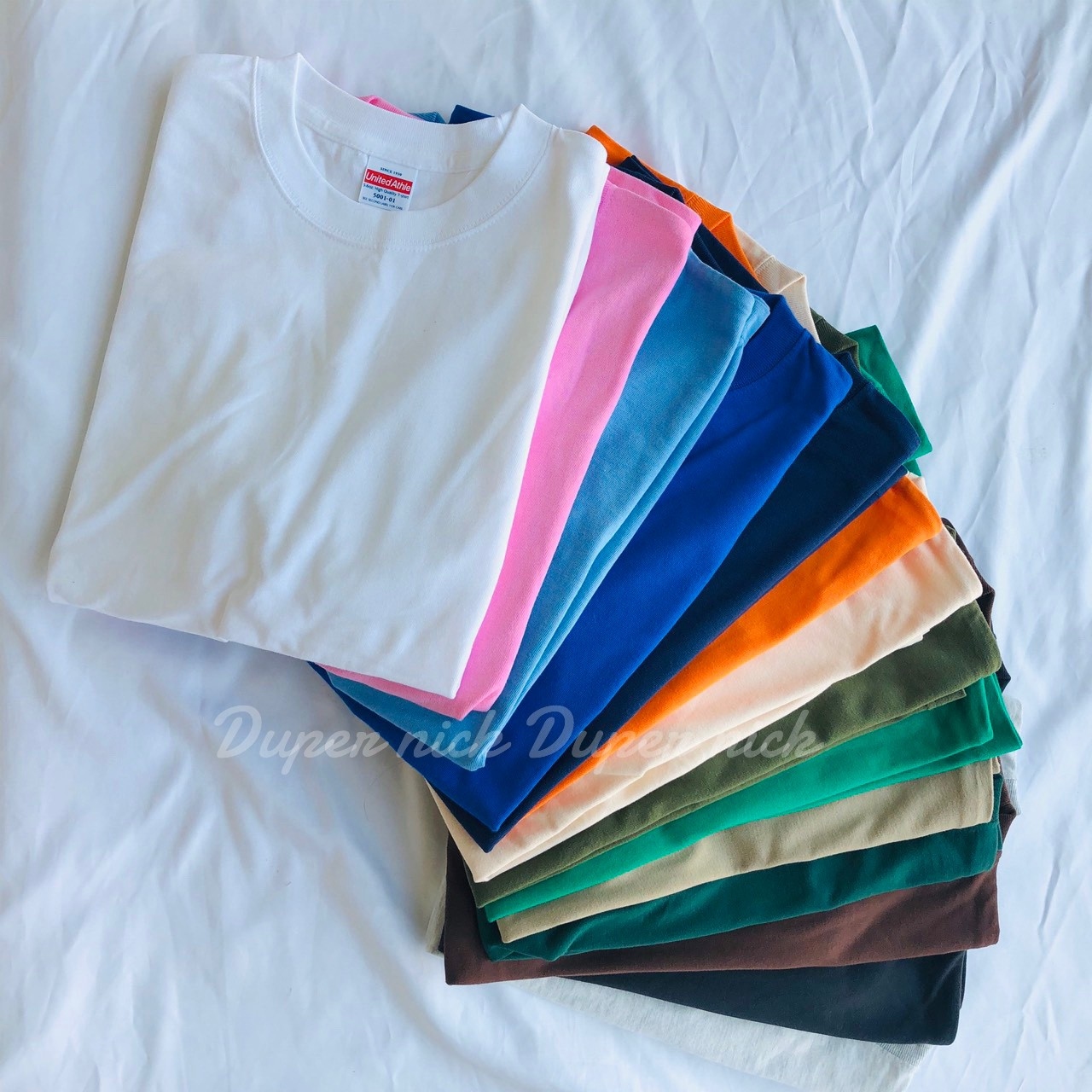 (平安夜限定活動)日本 United Athle 5.6oz 5001-01 短T (20色) UA 素Tee