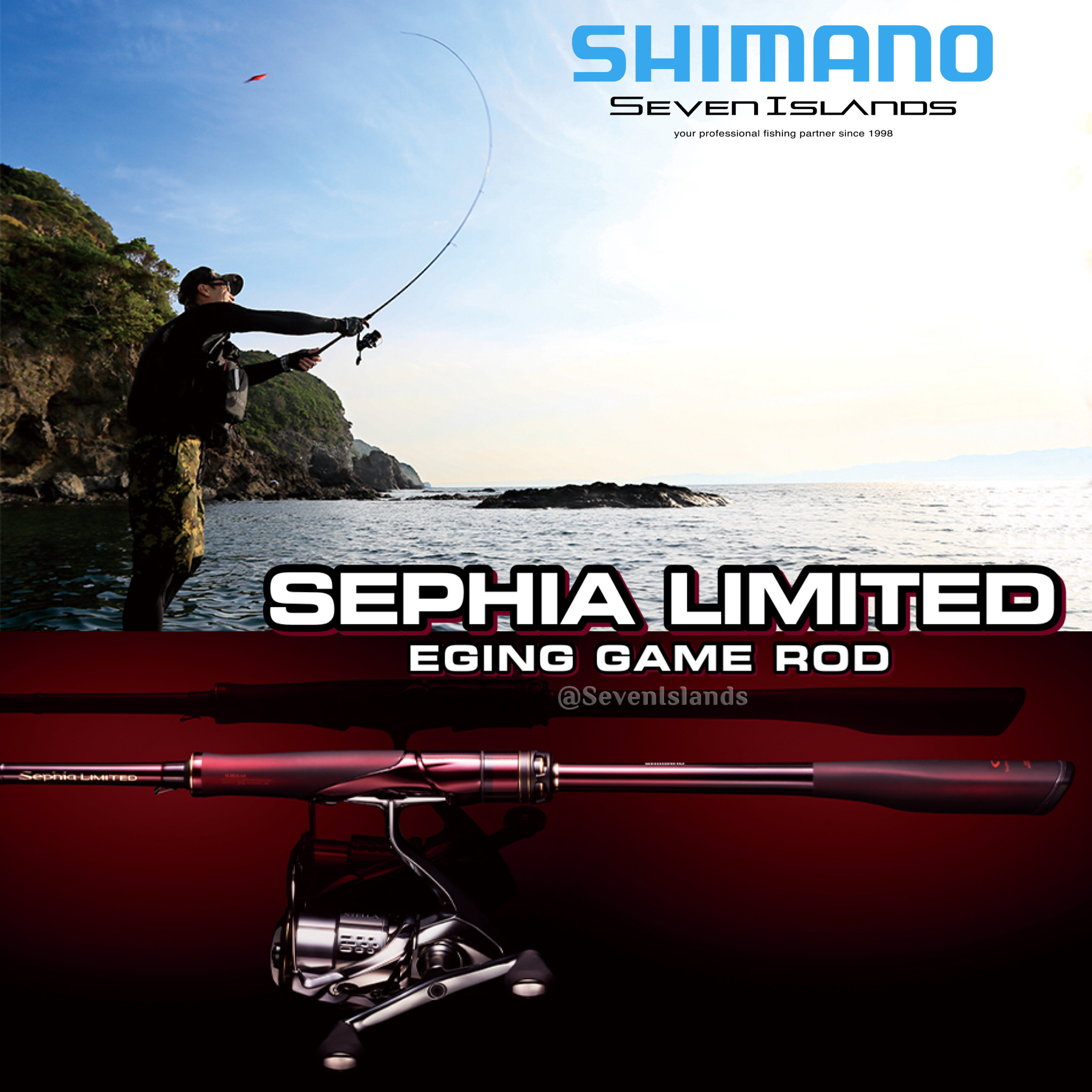 SHIMANO SEPHIA LIMITED S86ML EGING GAME ROD