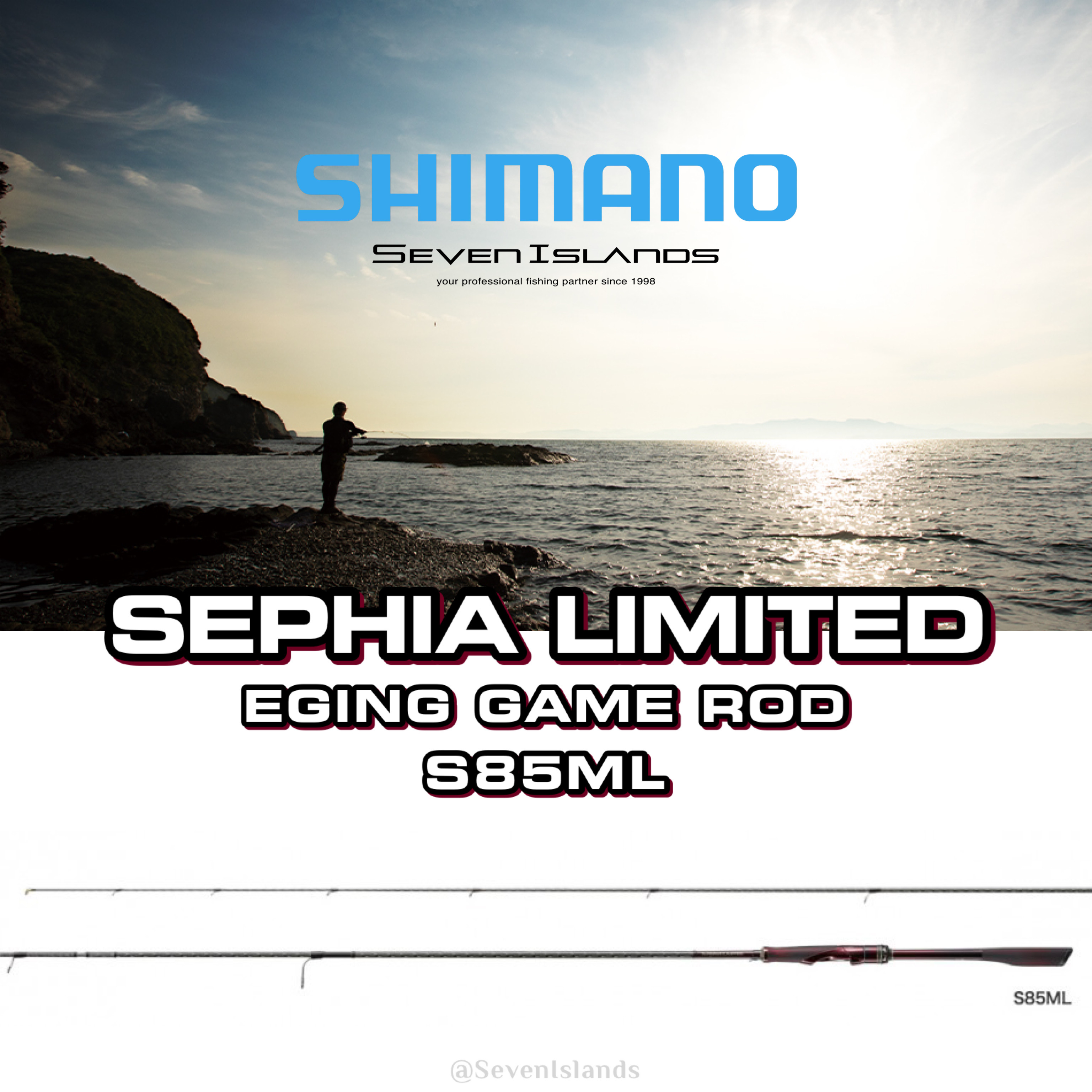 SHIMANO SEPHIA LIMITED S86ML EGING GAME ROD