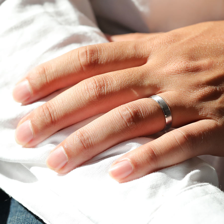 君子 — 鉑金男戒