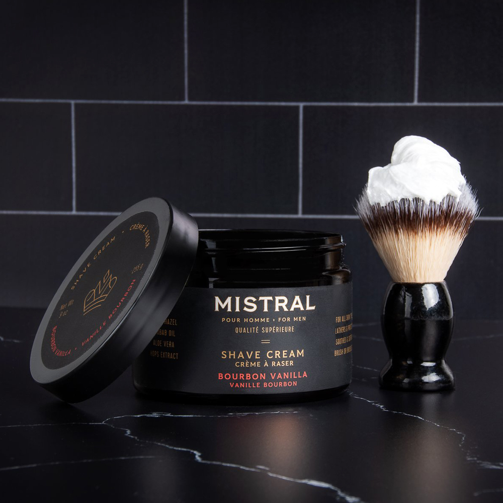 美國 Mistral - 超級刮鬍膏（波本威士忌 / 大容量瓶裝）