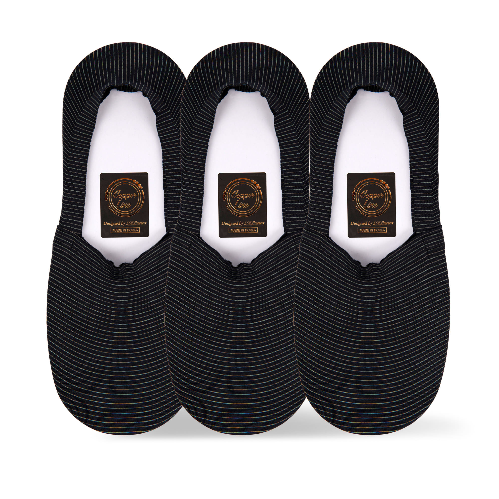 男|COPPERLINE KOREA 銅納米抗菌無壓力襪 |國家認可90％除臭