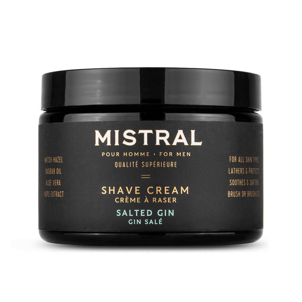 美國 Mistral - 超級刮鬍膏（海風琴酒 / 大容量瓶裝）