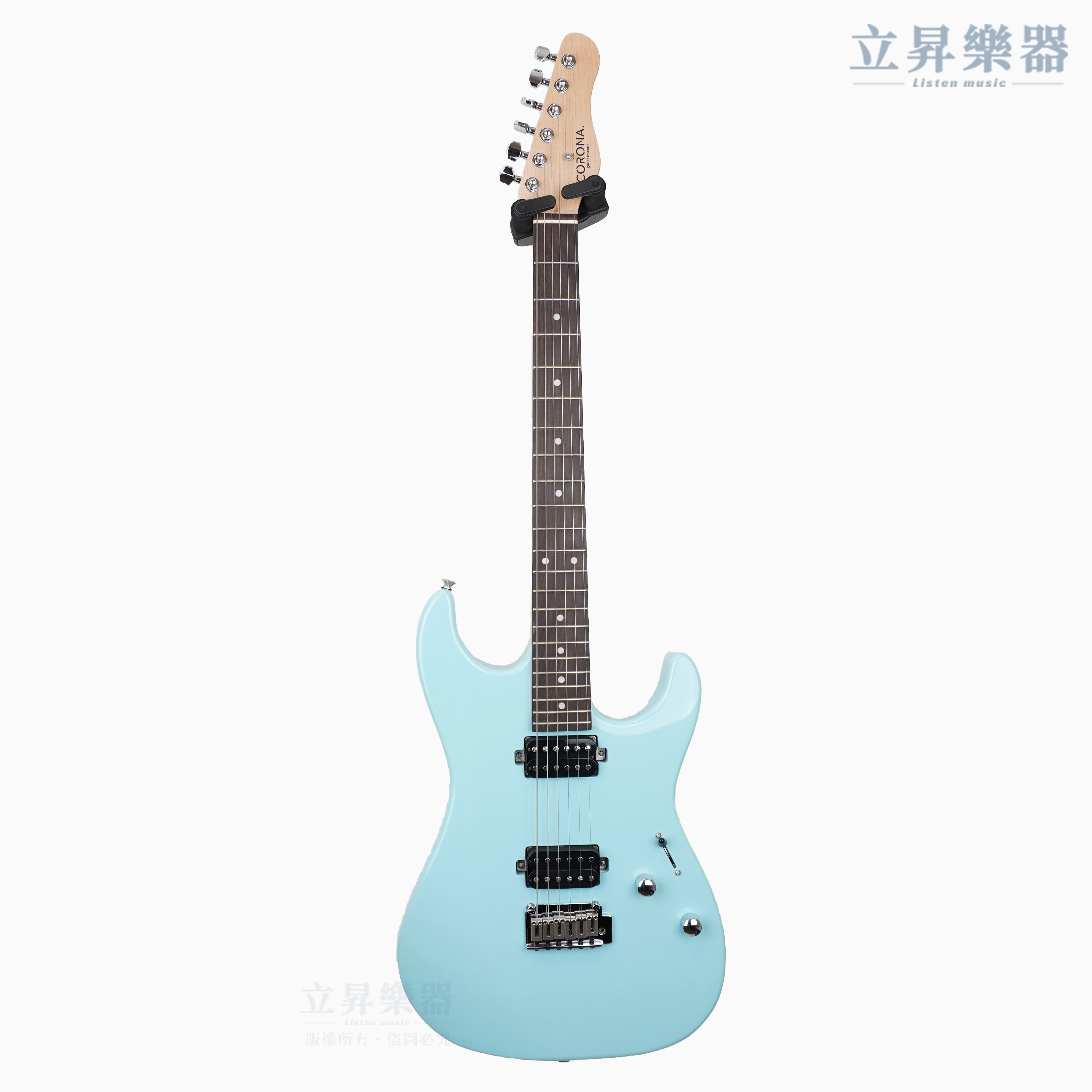 CORONA MODERN HH/L DHB 湖水藍 電吉他 【附原廠琴袋】