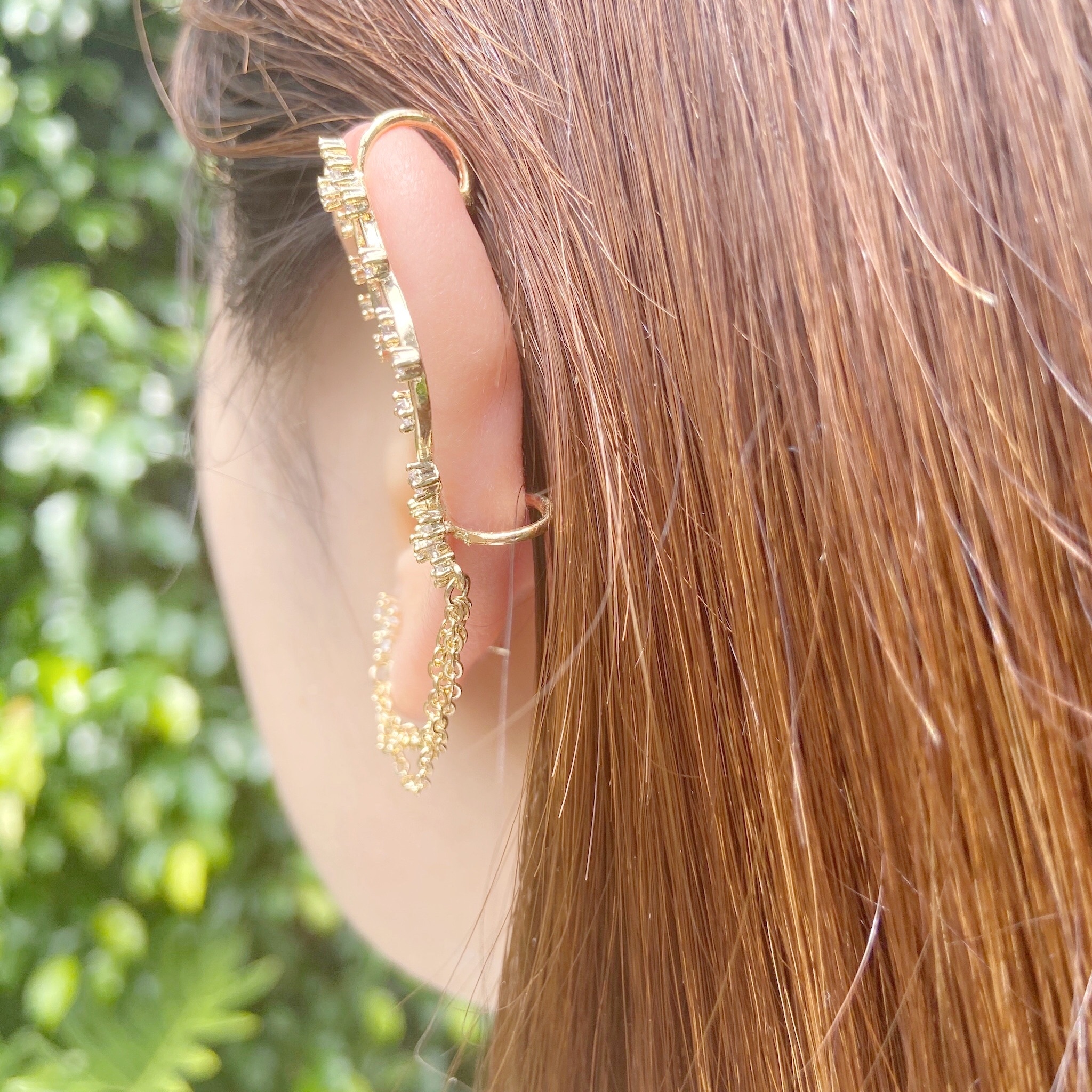 | 925銀・14k金丨 煙火耳環 （單隻）| EA0237 |