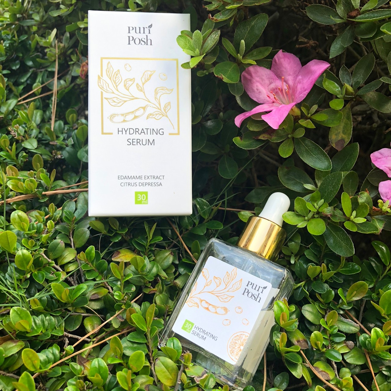 PuriPosh煥妍緊緻精華液，如清晨朝露般的舒爽感