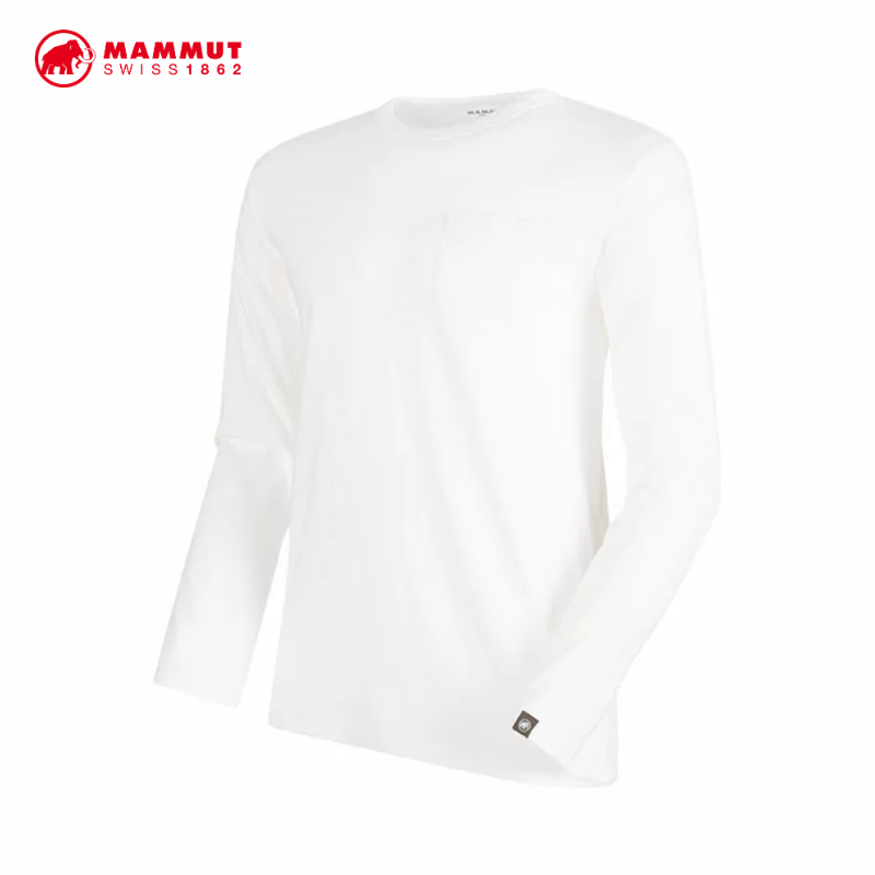 Mammut Longsleeve圓領長袖 T-shirts / Massone Longsleeve 男款 / 白 (M1016000520243)
