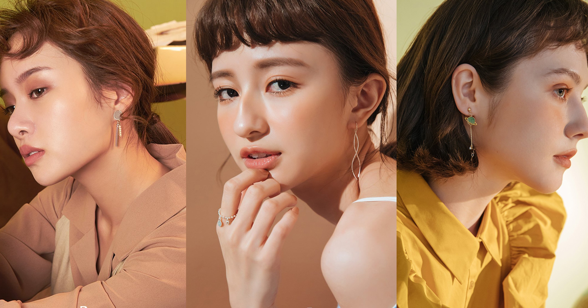 不同形式的垂墜耳環選擇，也會造就不同的風格。