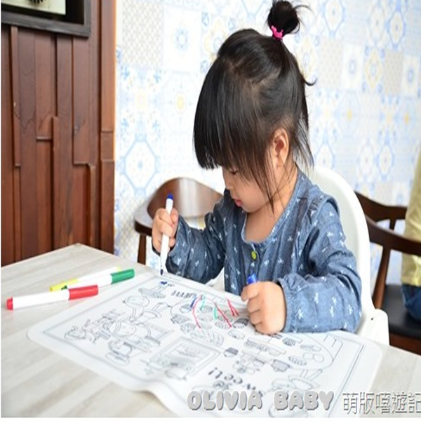 Gibby&Libby 矽膠畫畫餐墊