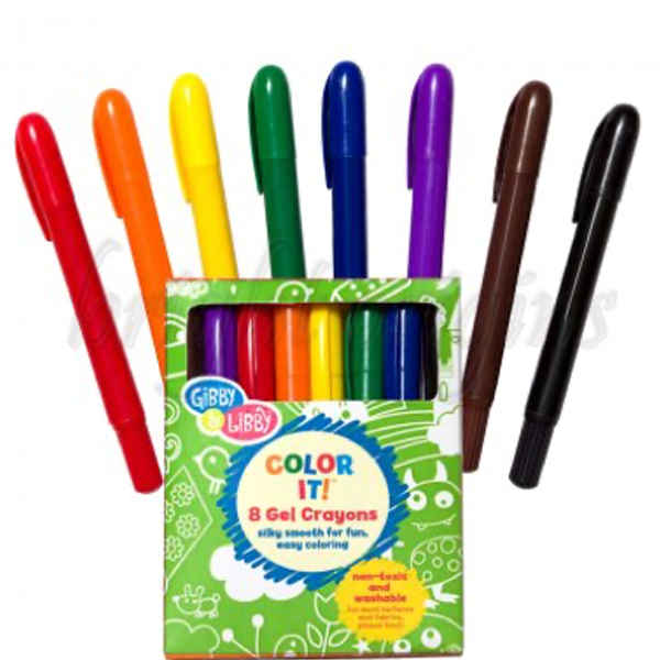 Gibby&Libby 可擦拭彩色滑滑蠟筆