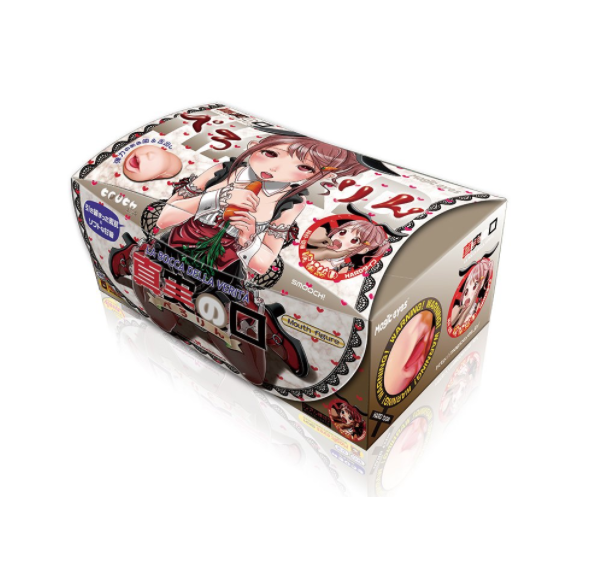 〔日本原裝進口〕Magic Eyes 《真實之口－緊緻深喉型》名器飛機杯 (真実の口 ぺろりん 喉輪締めHARDタイプ)