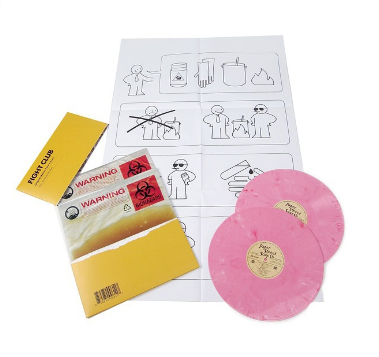 Fight Club (1999) 限量電影原聲帶粉色雙黑膠唱片 / 鬥陣俱樂部