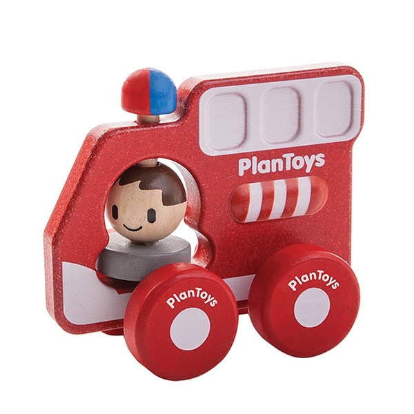 泰國Plantoys 轉轉消防車
