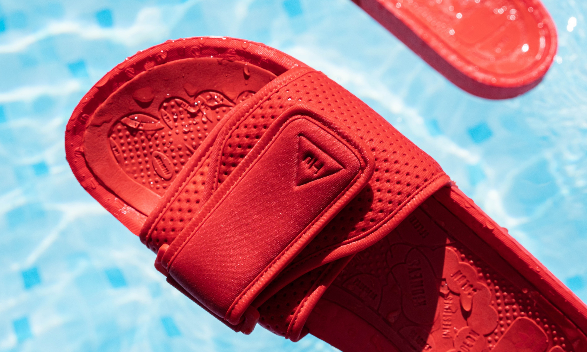 【 adidas PW BOOST SLIDE 頂級拖鞋 - 時尚紅 】